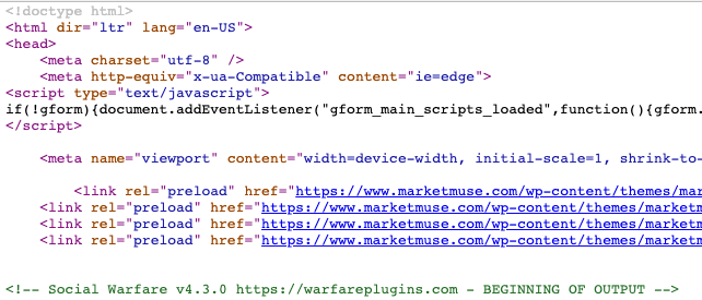HTML file example showing Spaces, line breaks, and comments.